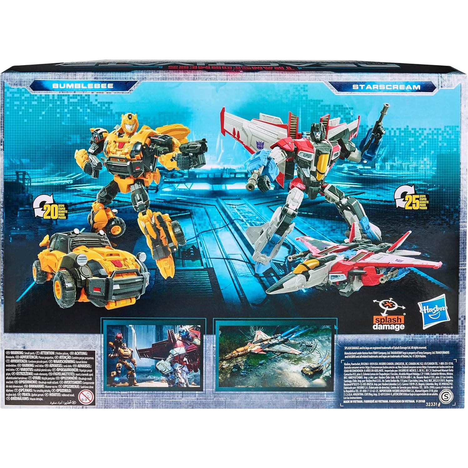 Transformers: Reactivate Bumblebee y Starscream 2-Pack 16.5 cm