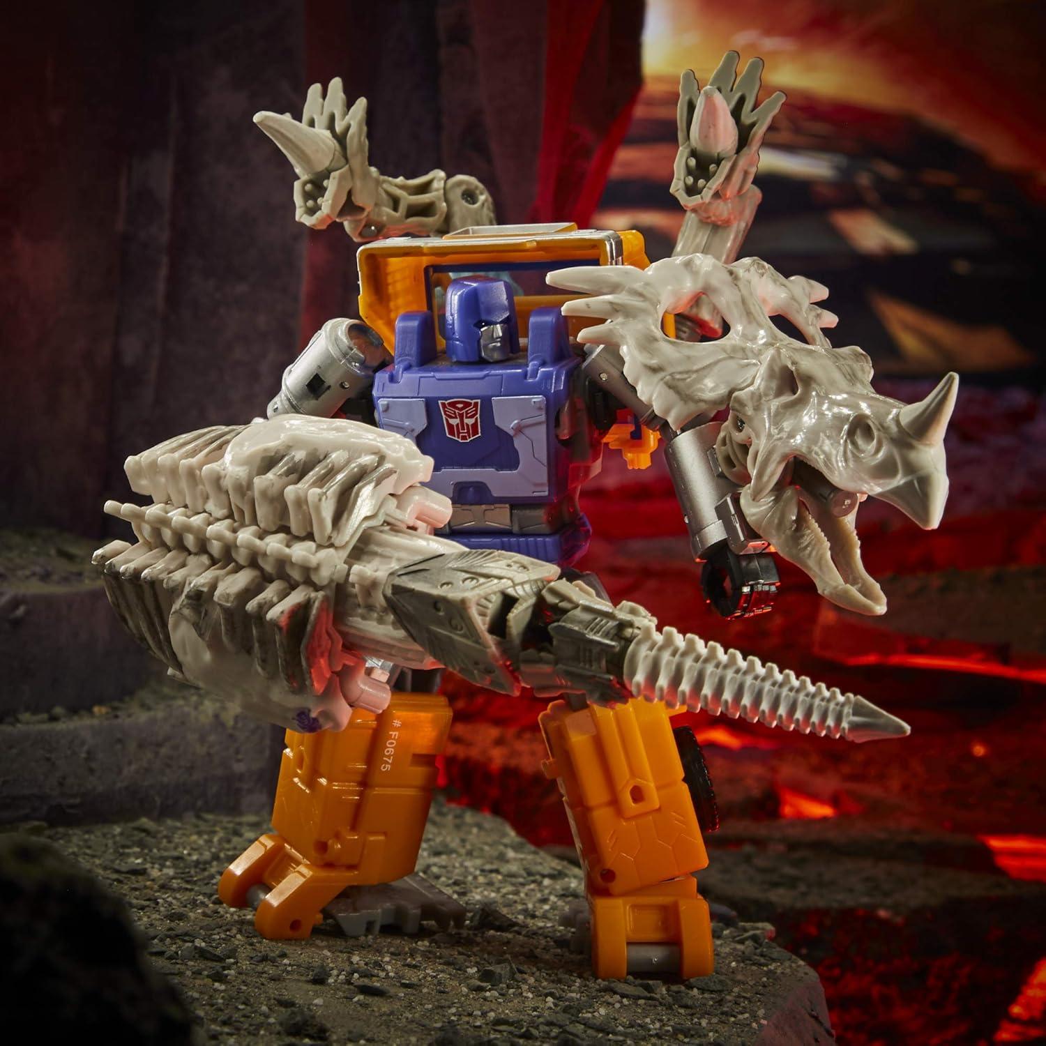 Transformers Ractonite Fossilizer 14 cm - Juguete de Acción Hasbro