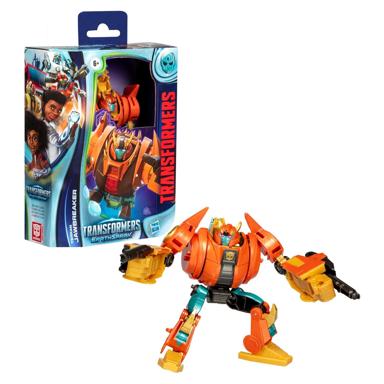 Transformers EarthSpark Terran Jawbreaker Figura 12.5 cm 2 en 1