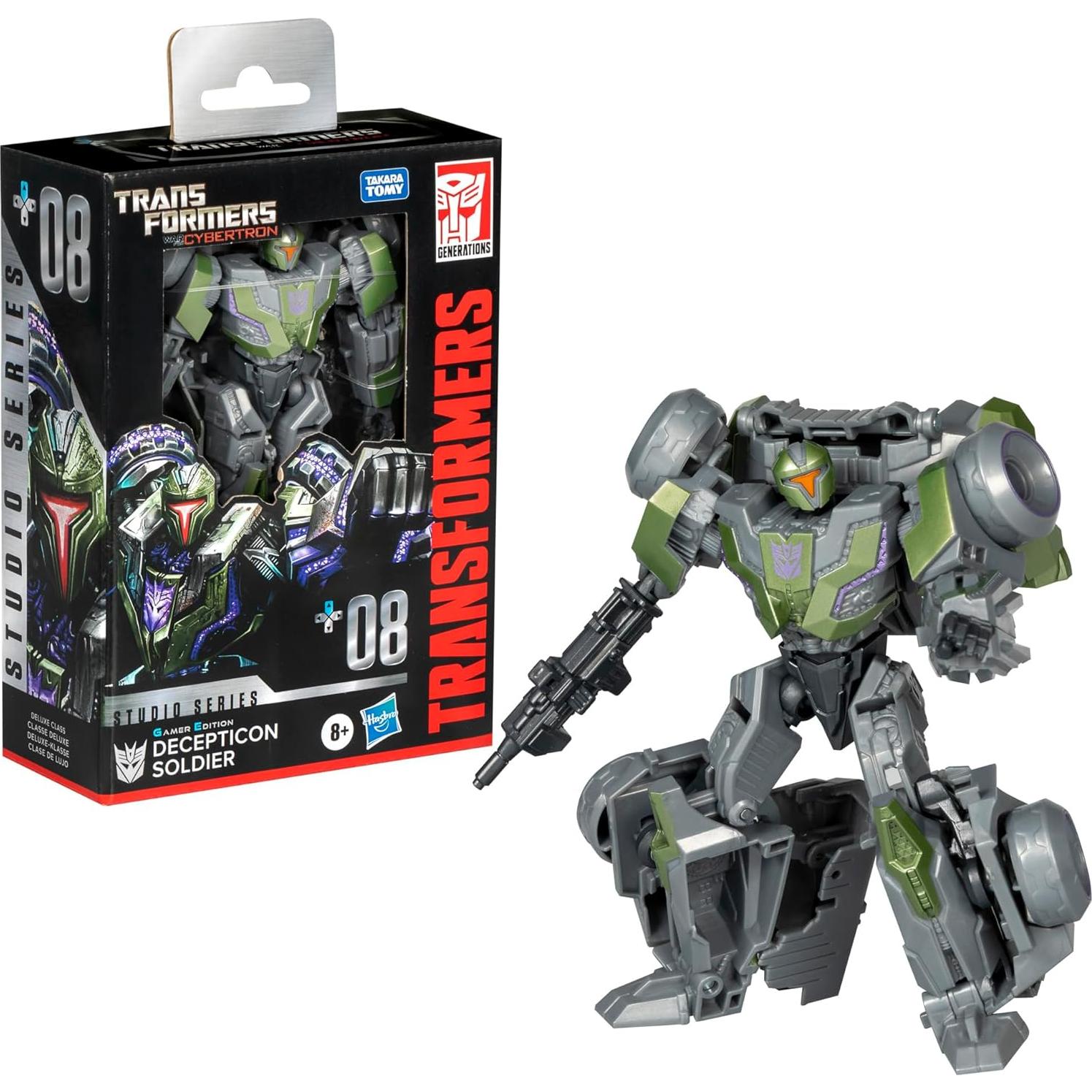 Transformers Juguete Soldado Decepticon Edición Gamer 08 11.5 cm