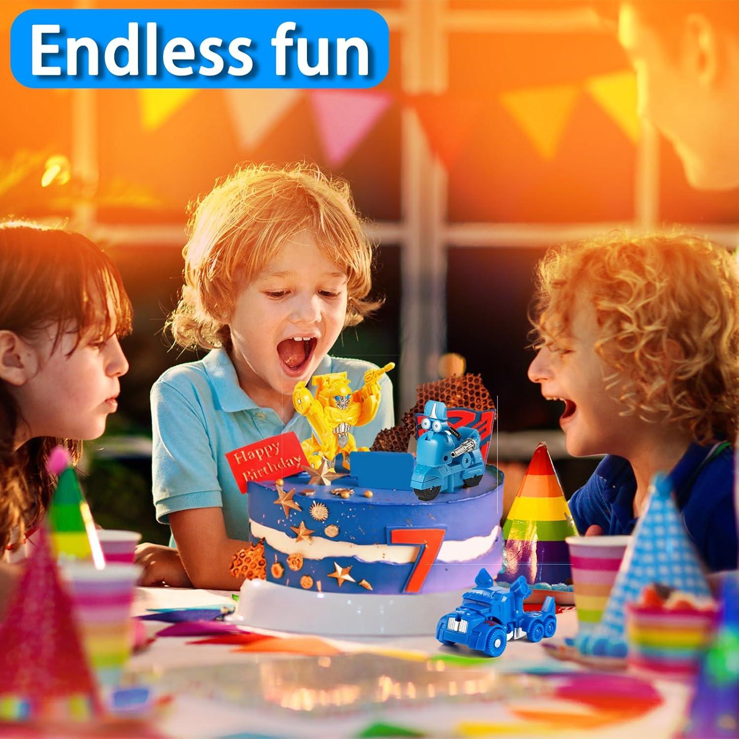 Mini Juguete Robot Coche ZCXEB 2 en 1 8.89 cm para Niños