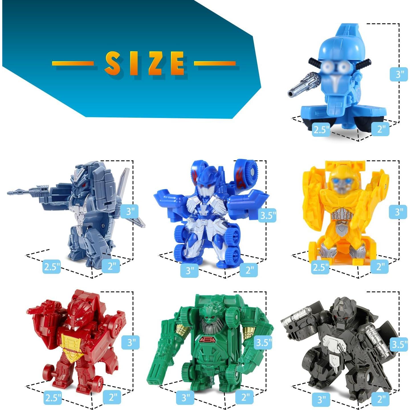 Mini Juguete Robot Coche ZCXEB 2 en 1 8.89 cm para Niños