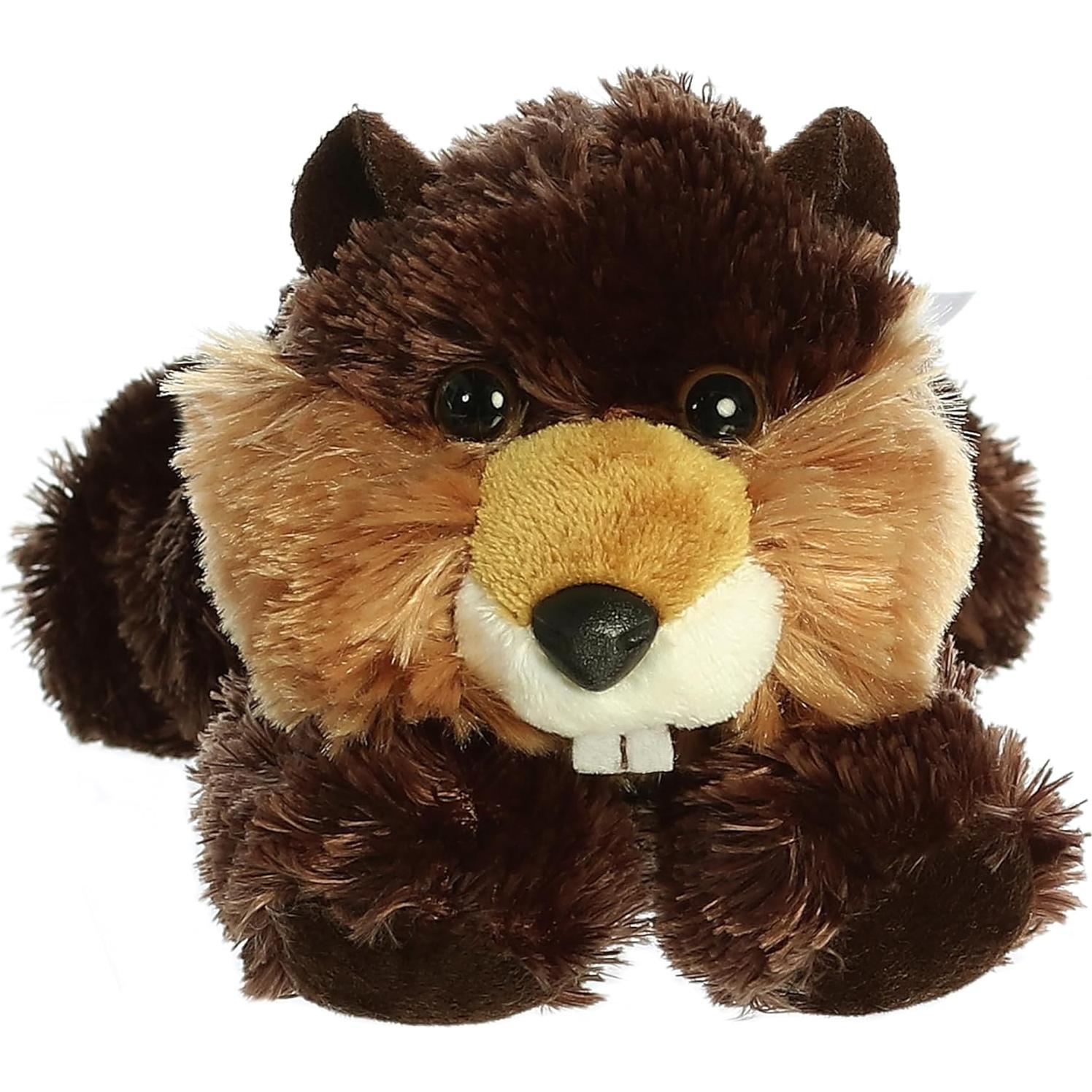 Peluche Constructor™ Aurora® Mini Flopsie 20 cm Marrón