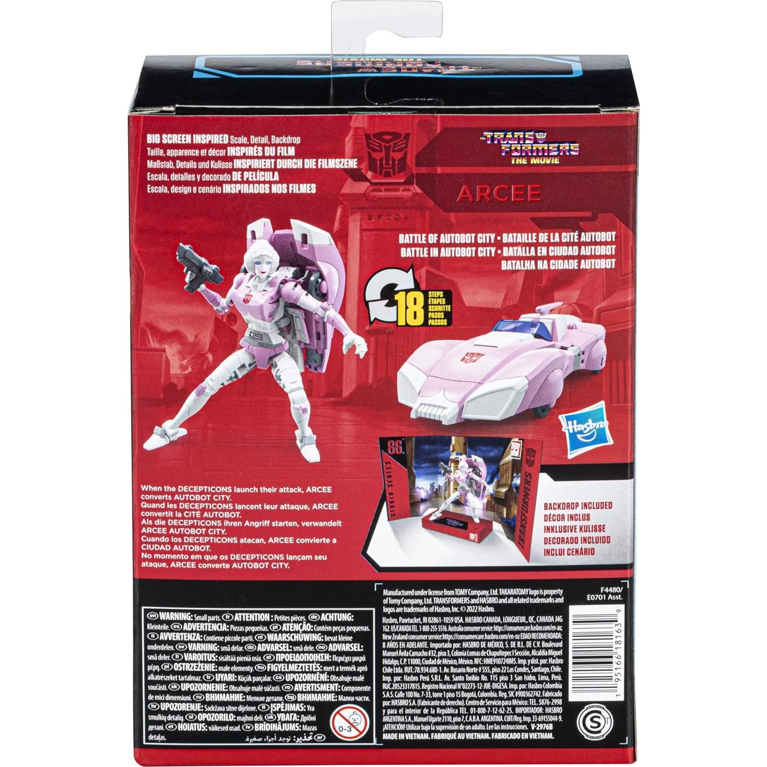 Figura de Acción Arcee Transformers Serie Estudio 86-16 11.43 cm