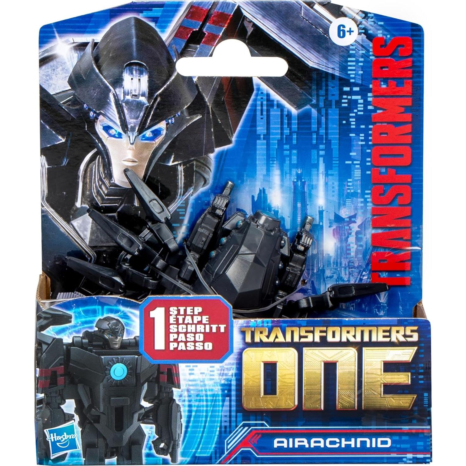Figura de Acción Transformers One Airachnid 10 cm 2 en 1
