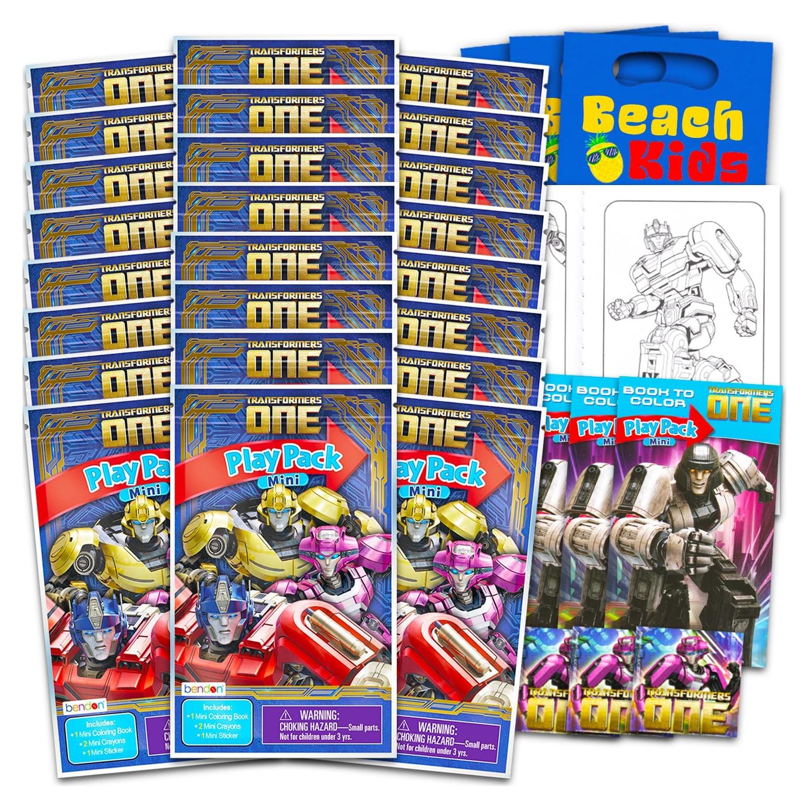 Conjunto de Fiesta Transformers - 24 Mini Paquetes de Juego
