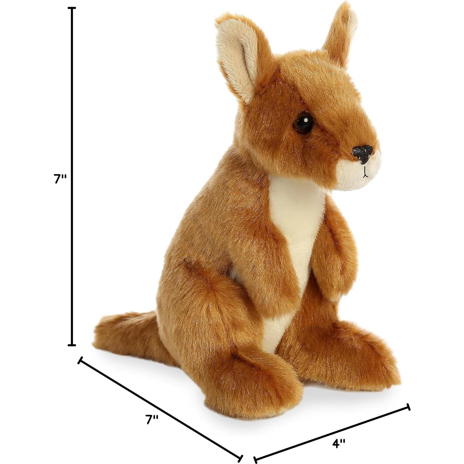 Canguro de Peluche Aurora Mini Flopsie 20 cm Marrón