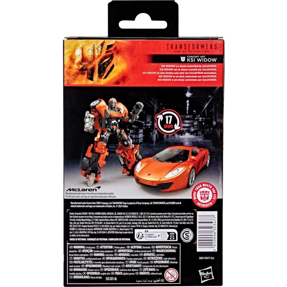 Transformers Studio Series KSI Widow 11.5 cm figura de acción