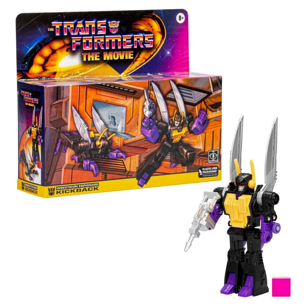 Figura de Acción Transformers Retro Kickback 14 cm Hasbro