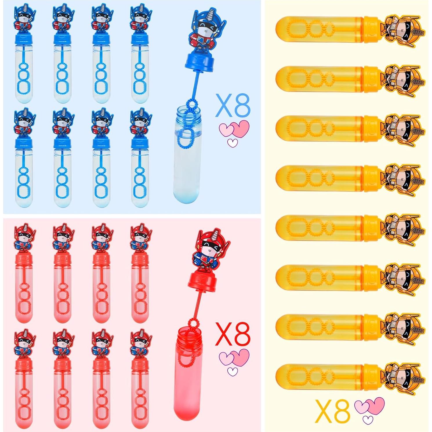 Varitas de Burbujas Robot Transformador 24 pcs - Juguetes para Niños