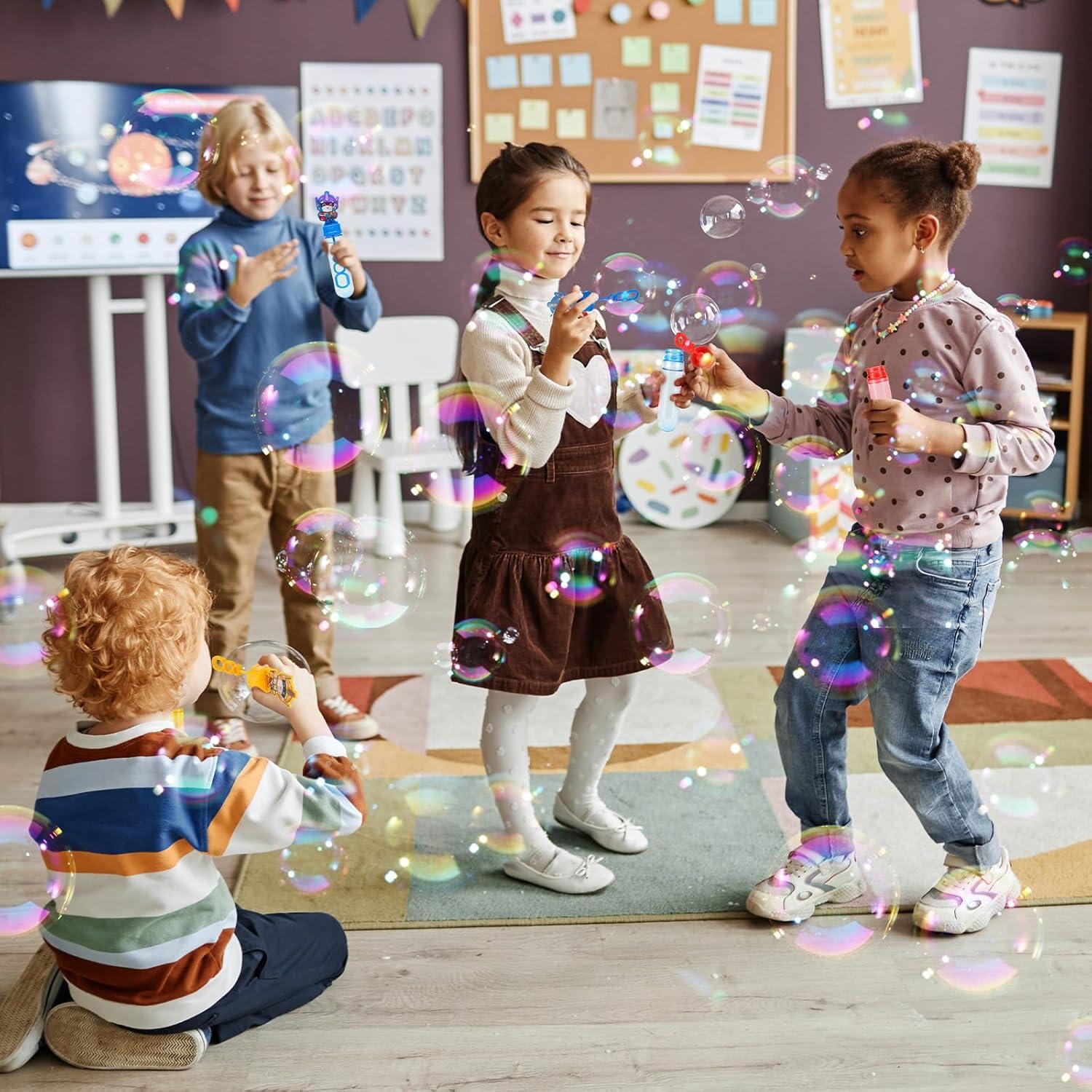 Varitas de Burbujas Robot Transformador 24 pcs - Juguetes para Niños