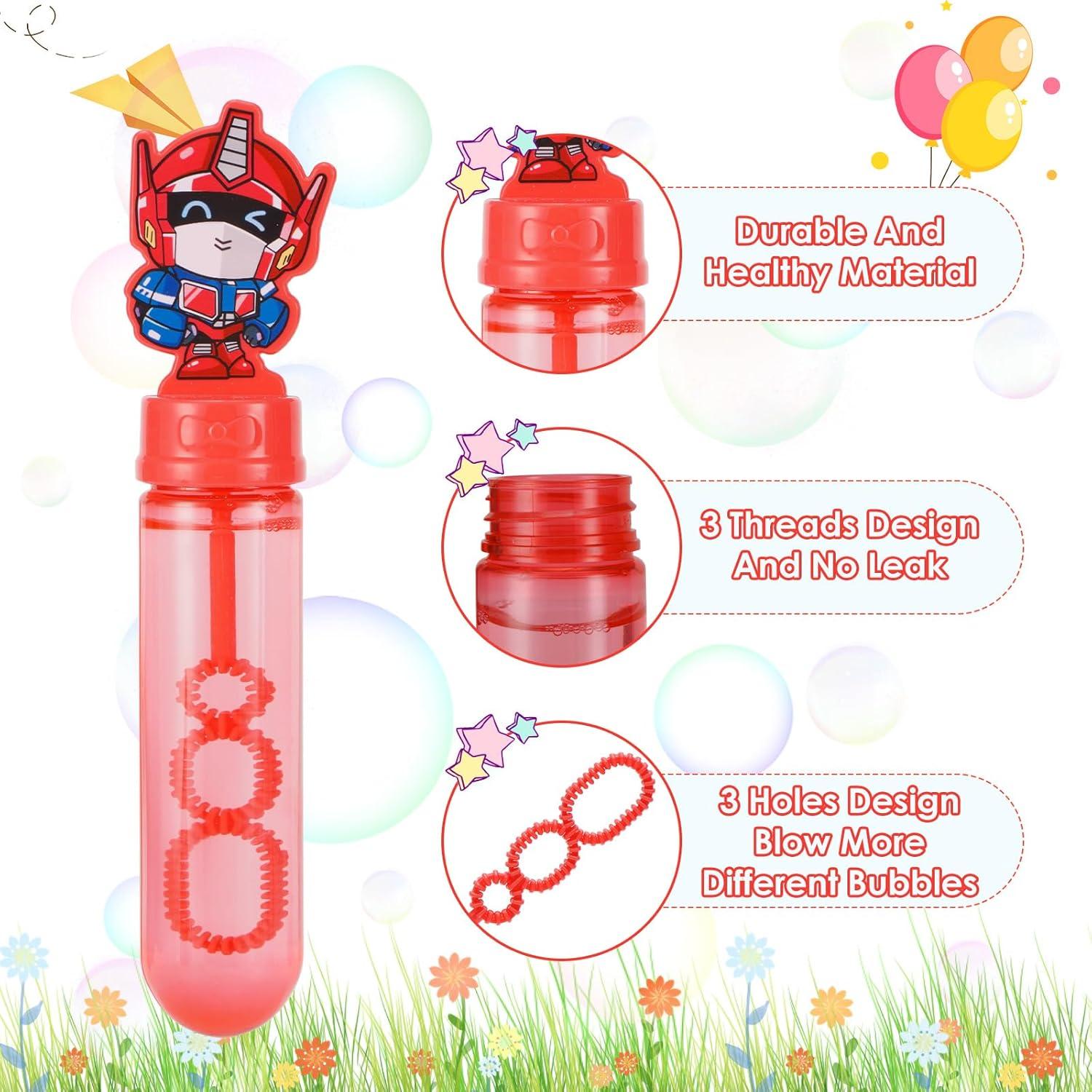 Varitas de Burbujas Robot Transformador 24 pcs - Juguetes para Niños