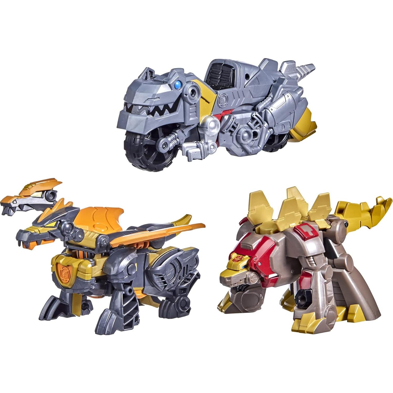 Figuras Transformers Rescue Bots Grimlock y Snarl 3-Pack 11.43 cm