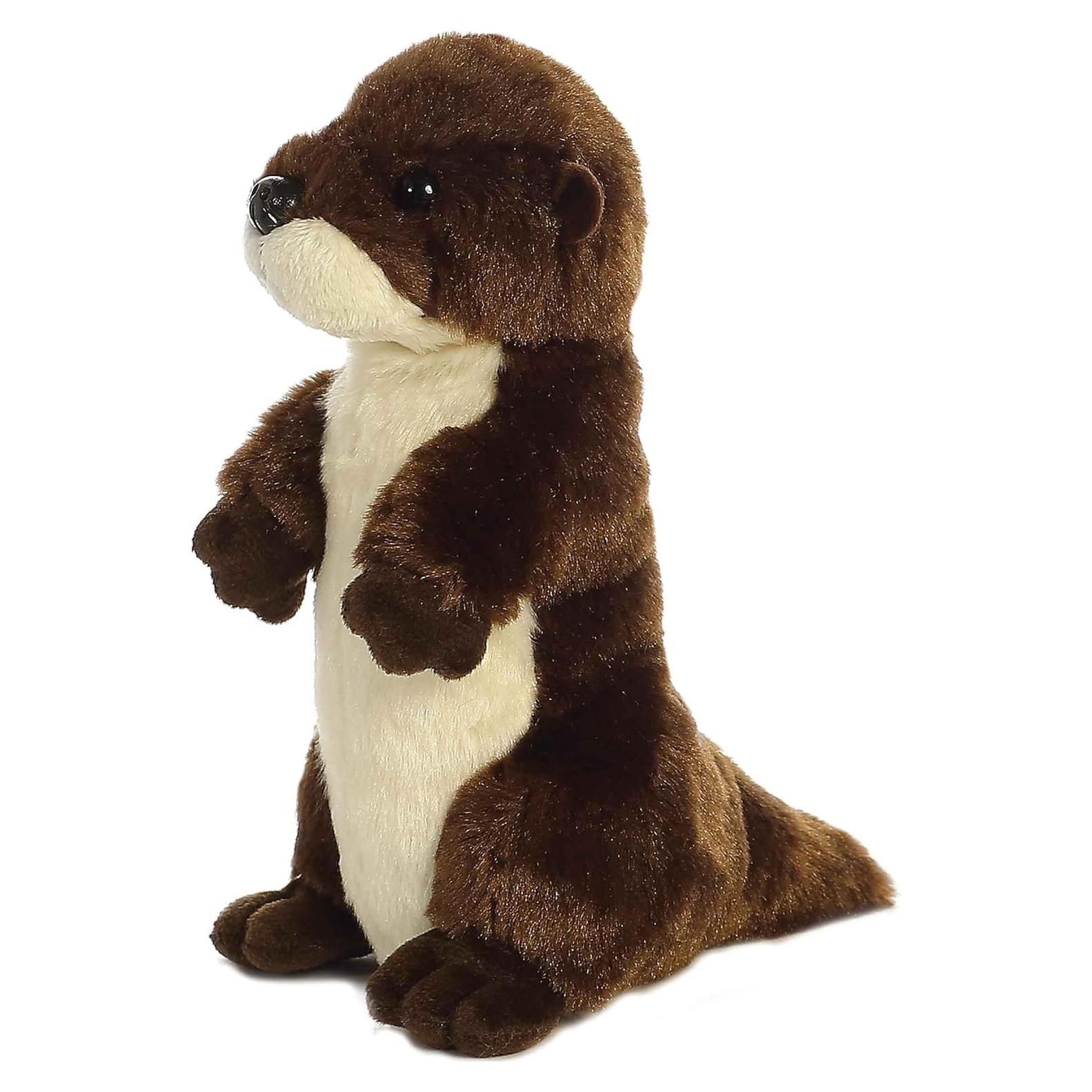 Peluche Nutria de Río Aurora Mini Flopsie 10 cm Marrón