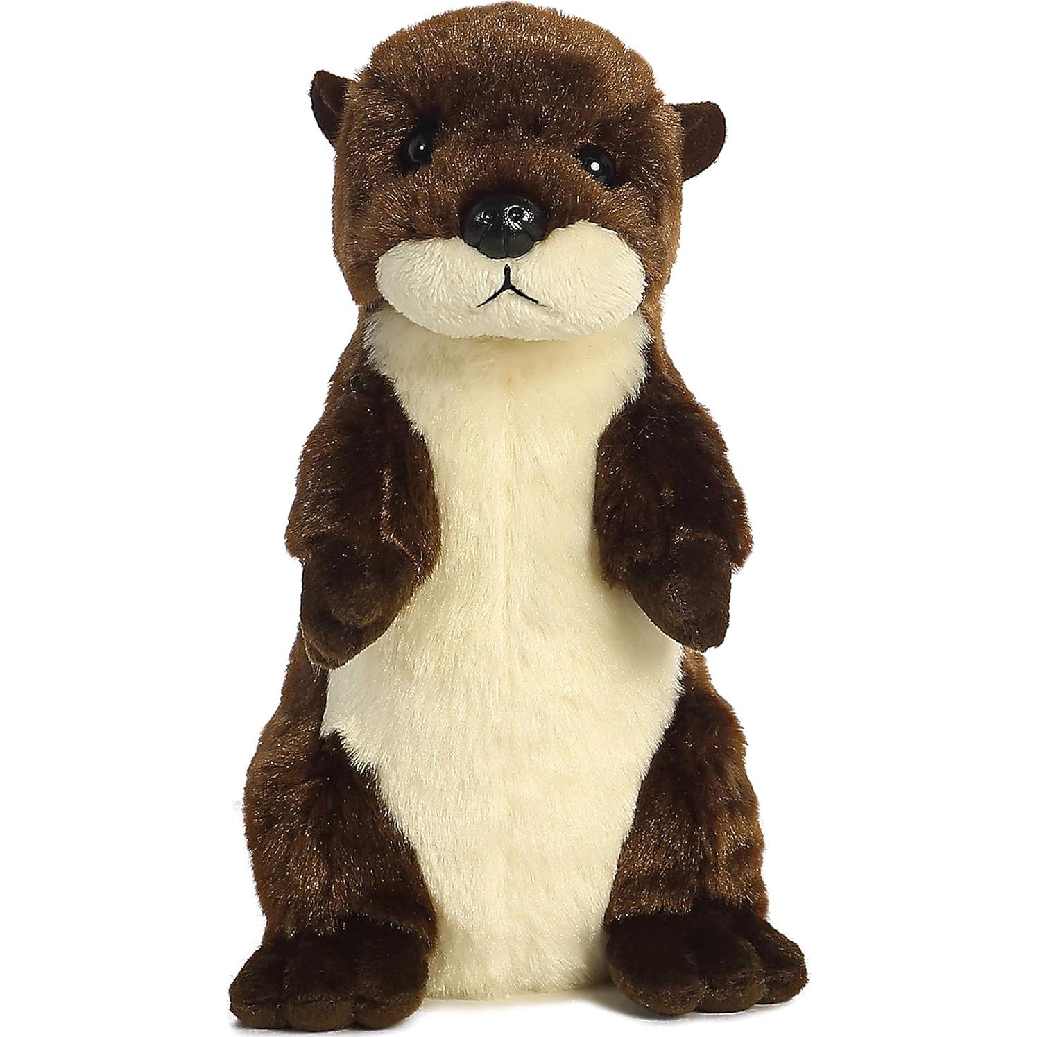 Peluche Nutria de Río Aurora Mini Flopsie 10 cm Marrón