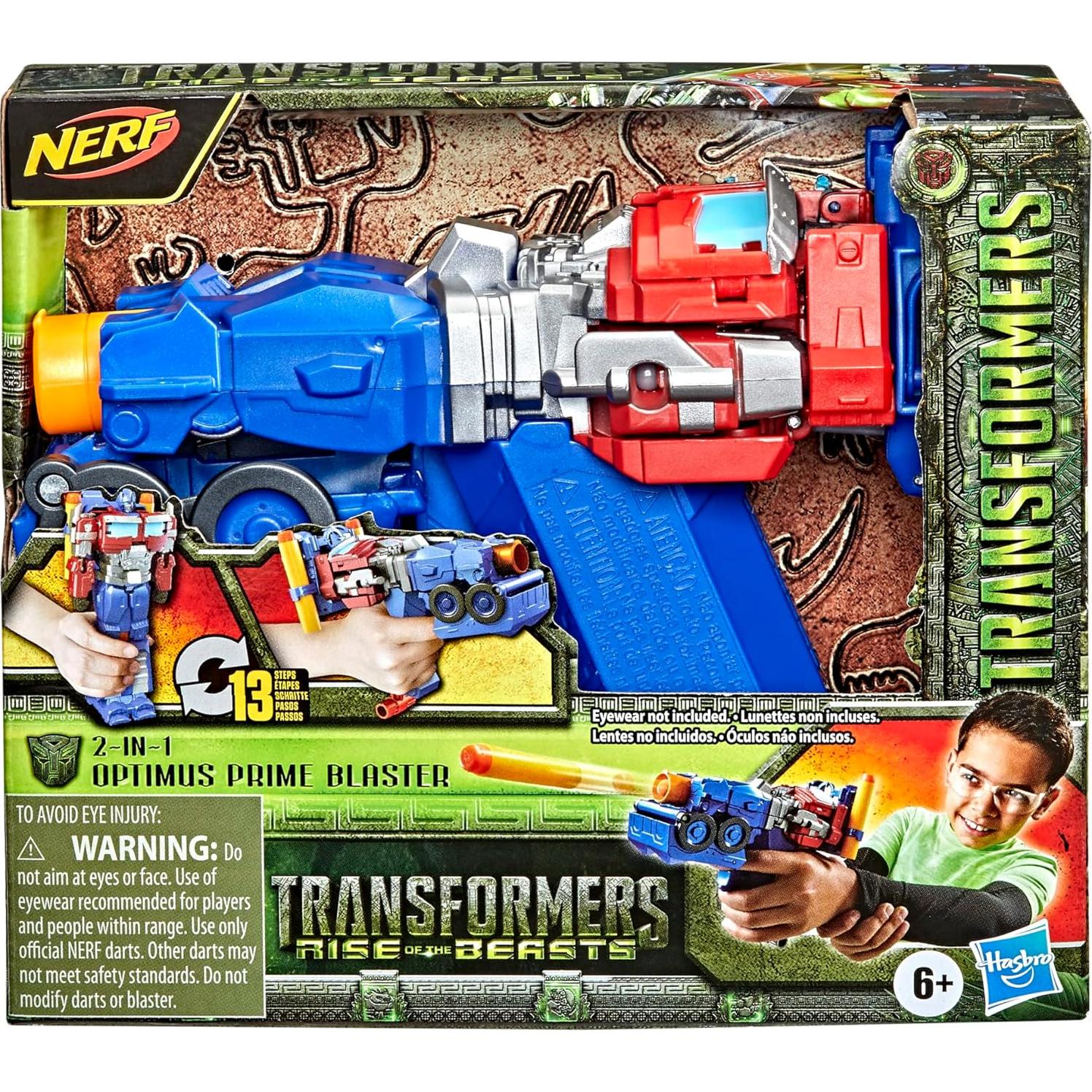 Blaster 2-en-1 Optimus Prime Nerf Transformers 17.78 cm