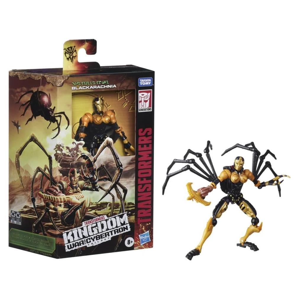 Figurita de Acción Blackarachnia Transformers Kingdom 14 cm