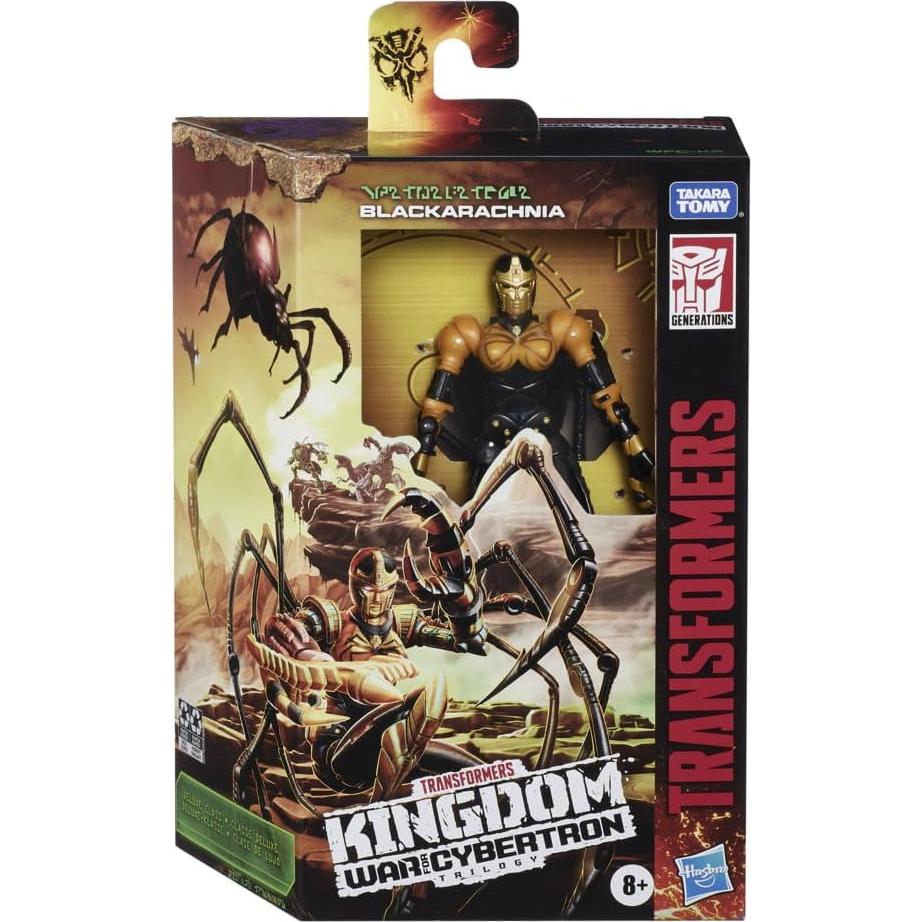 Figurita de Acción Blackarachnia Transformers Kingdom 14 cm
