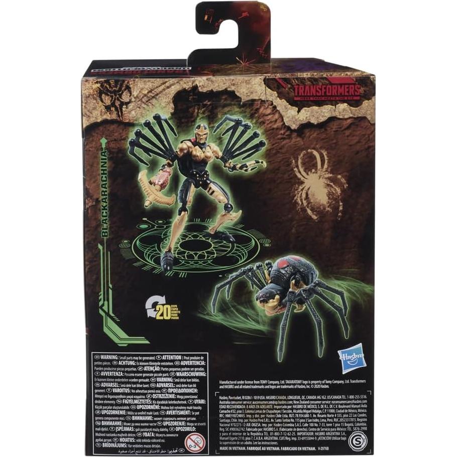 Figurita de Acción Blackarachnia Transformers Kingdom 14 cm