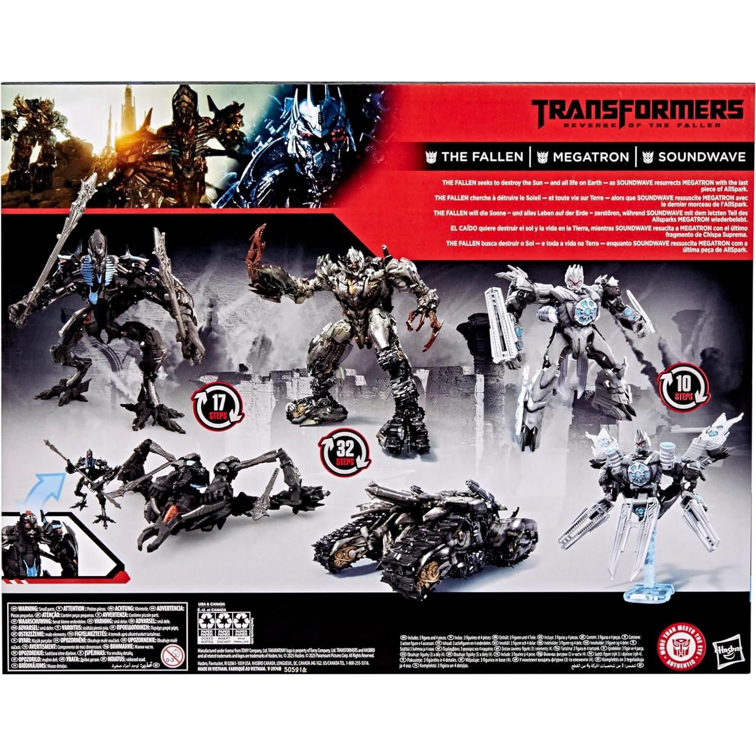 Transformers Studio Series 3-Pack Venganza de los Caídos - Hasbro
