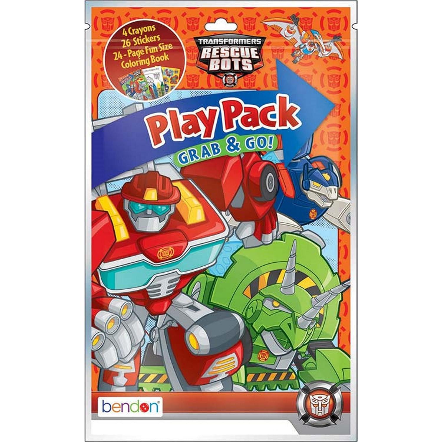 Paquete de Juego Transformers Rescue Bots - 12 Unidades