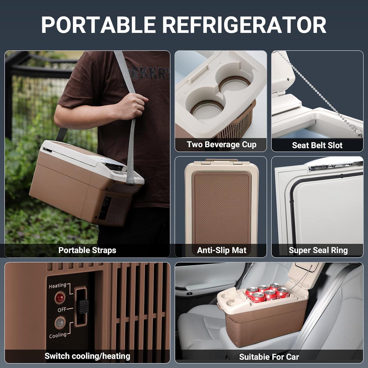 Refrigerador Portátil ICEROVER 6L 12V Doble Función