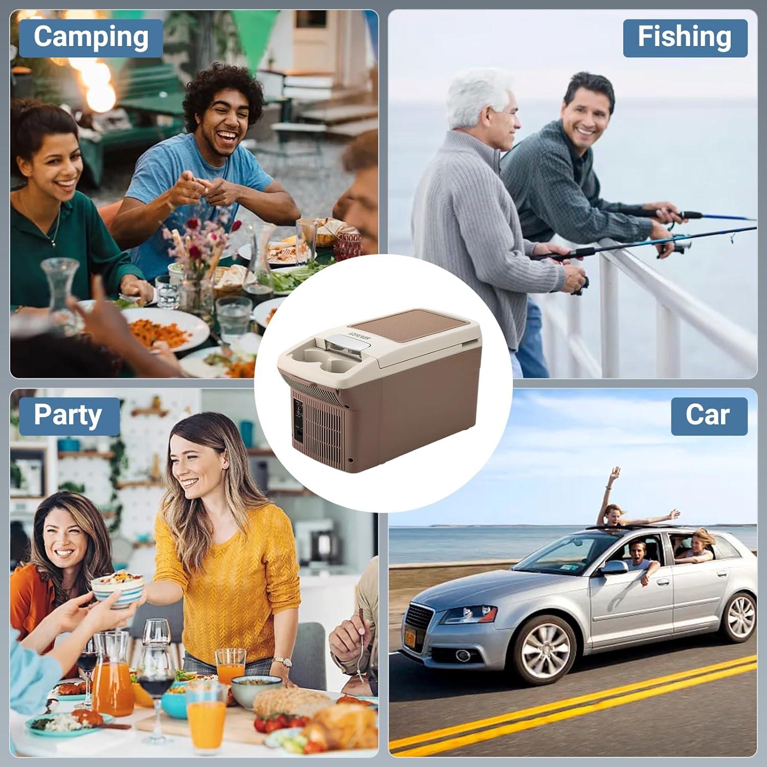 Refrigerador Portátil ICEROVER 6L 12V Doble Función