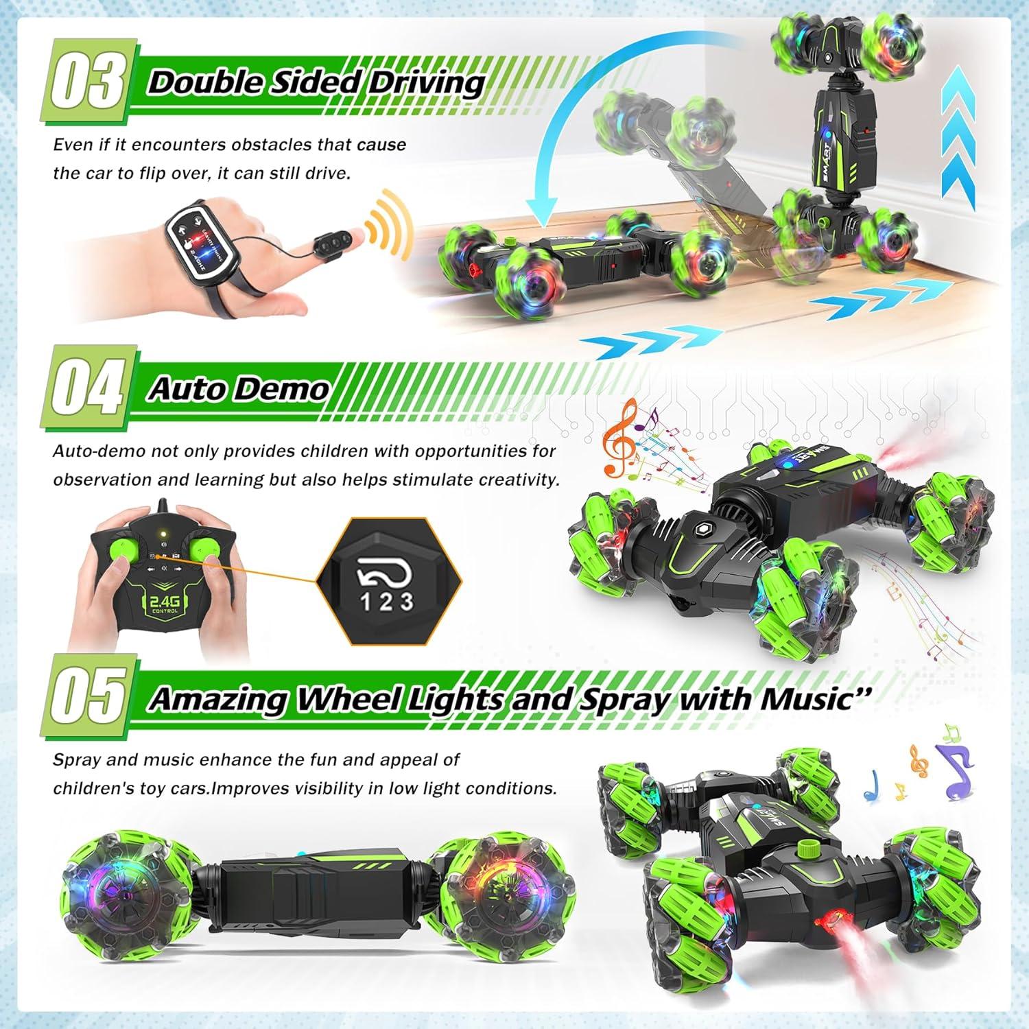 Coche RC Eulogia con Sensor de Gestos 4WD Todo Terreno