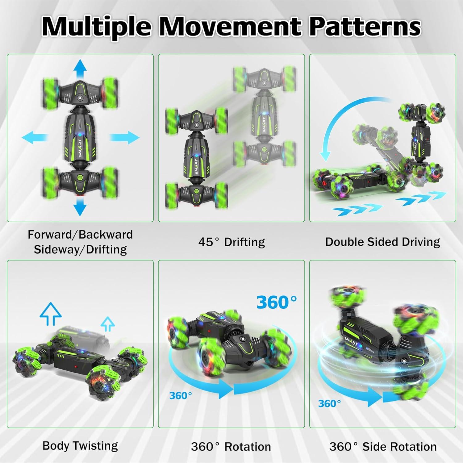 Coche RC Eulogia con Sensor de Gestos 4WD Todo Terreno
