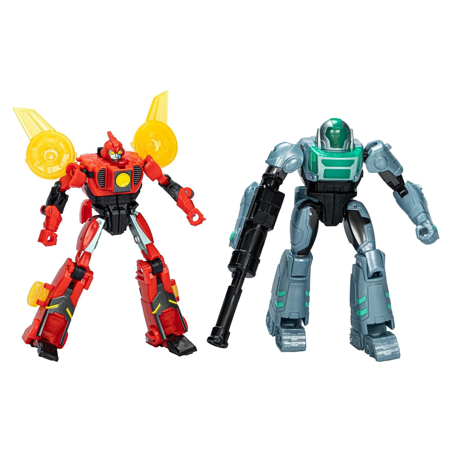Transformers EarthSpark Cyber-Combiner Hasbro Terran Twitch y Robby Malto