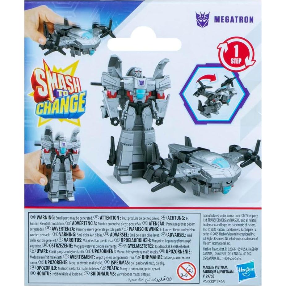 Transformers Megatron 1-Step Smash Changer 10 cm Juguete