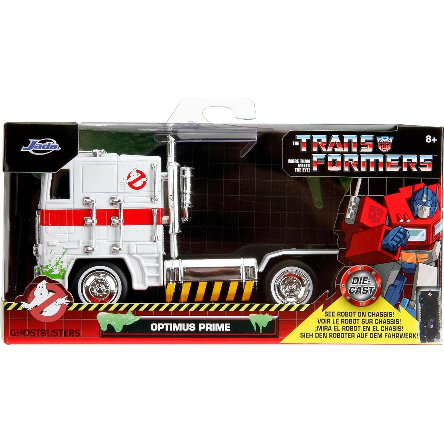 Jada Toys Optimus Prime G1 Ghostbusters 40 Aniversario 1:32