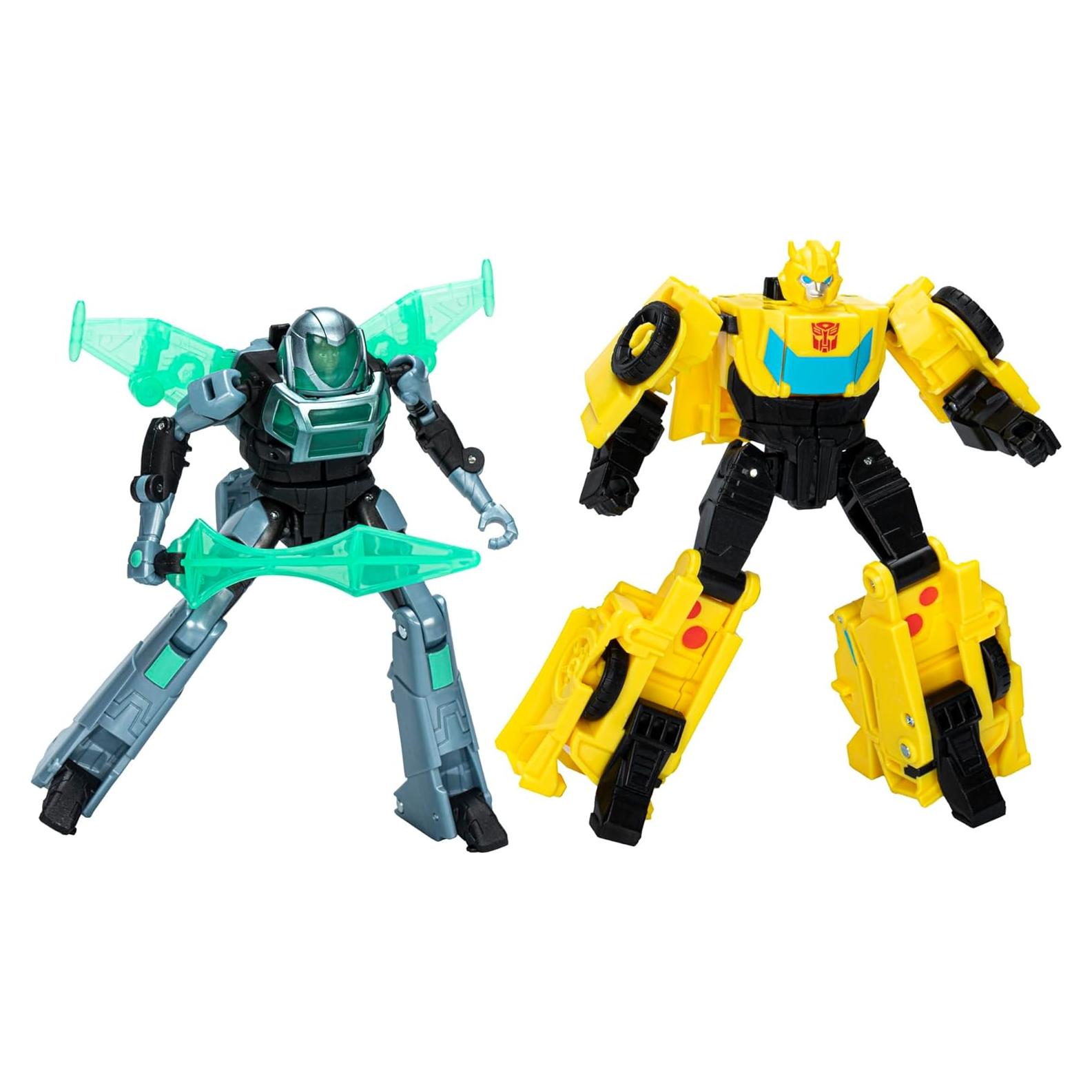Transformers EarthSpark Bumblebee y Mo Malto Figuras de Acción