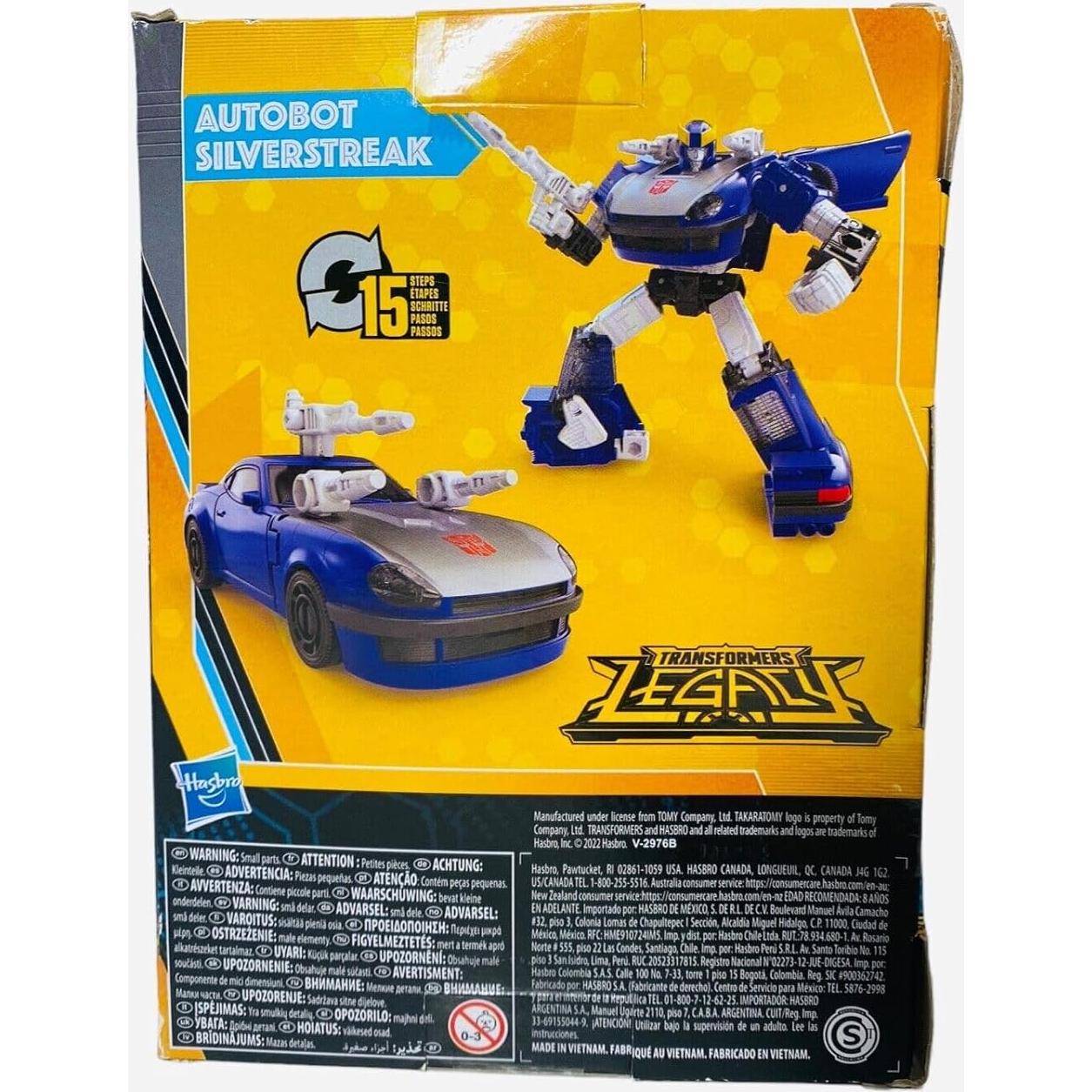 Transformers Legacy Buzzworthy Bumblebee Silverstreak 14cm