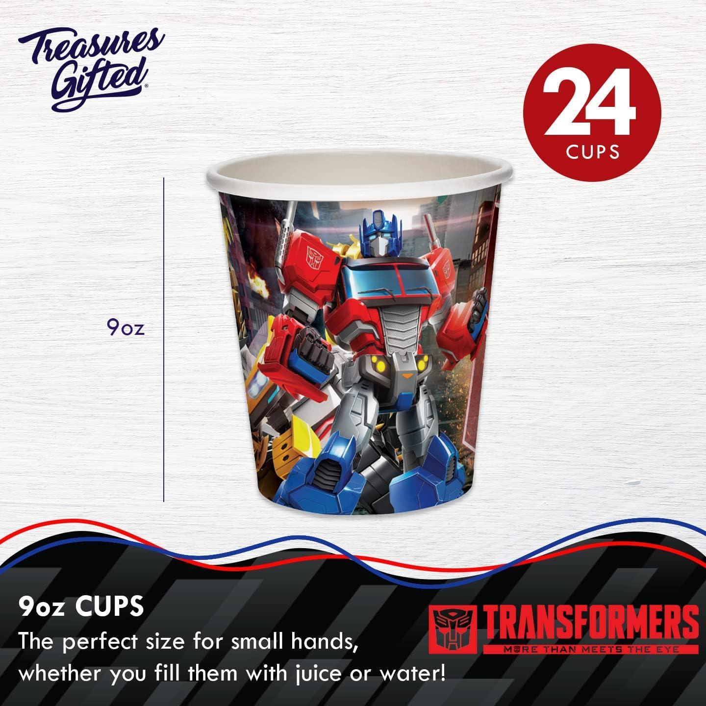 Tazas Transformers Tesoros Regalos 24ct 9oz Fiesta Cumpleaños