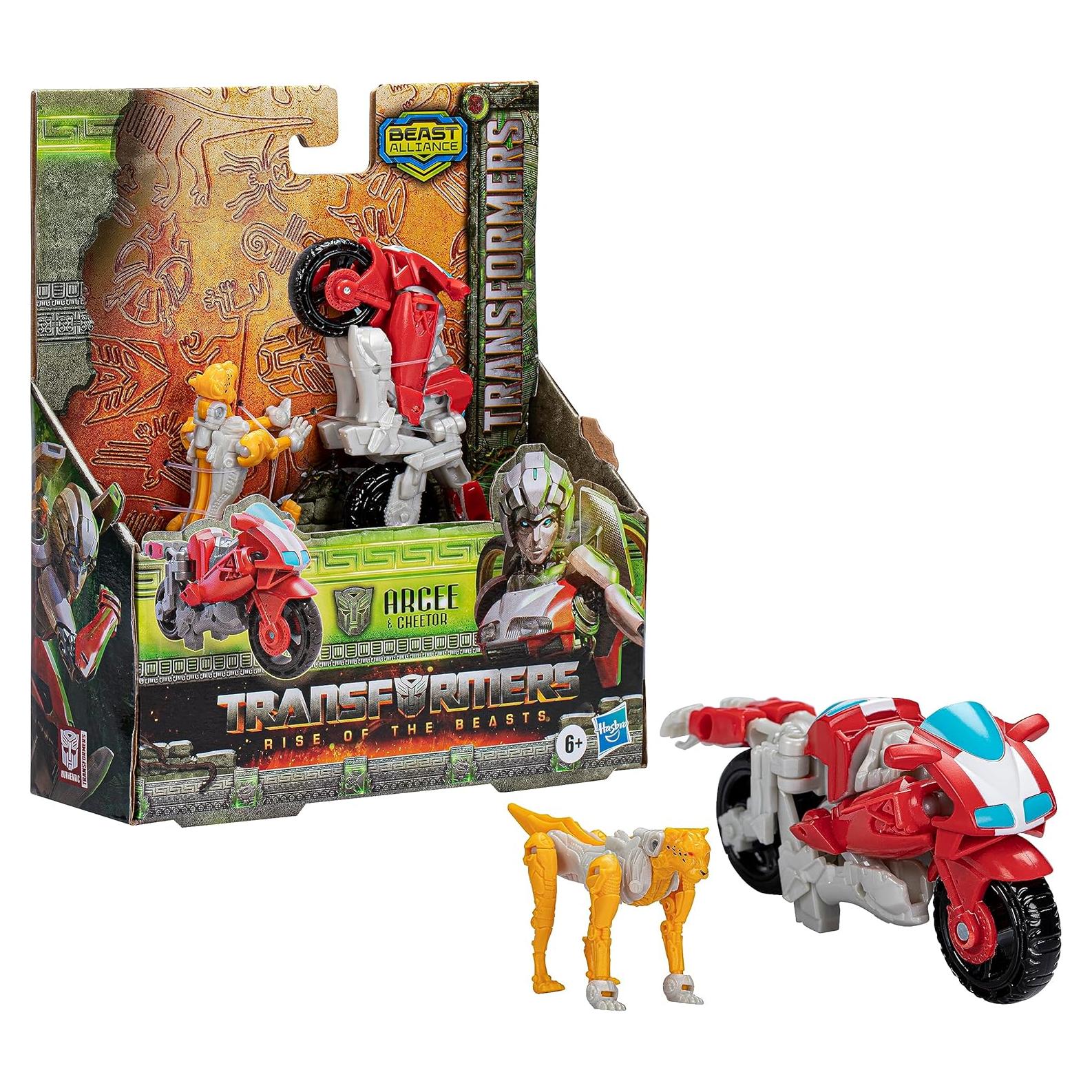 Transformers Alianza Bestial 2-Pack Arcee y Cheetor Juguetes