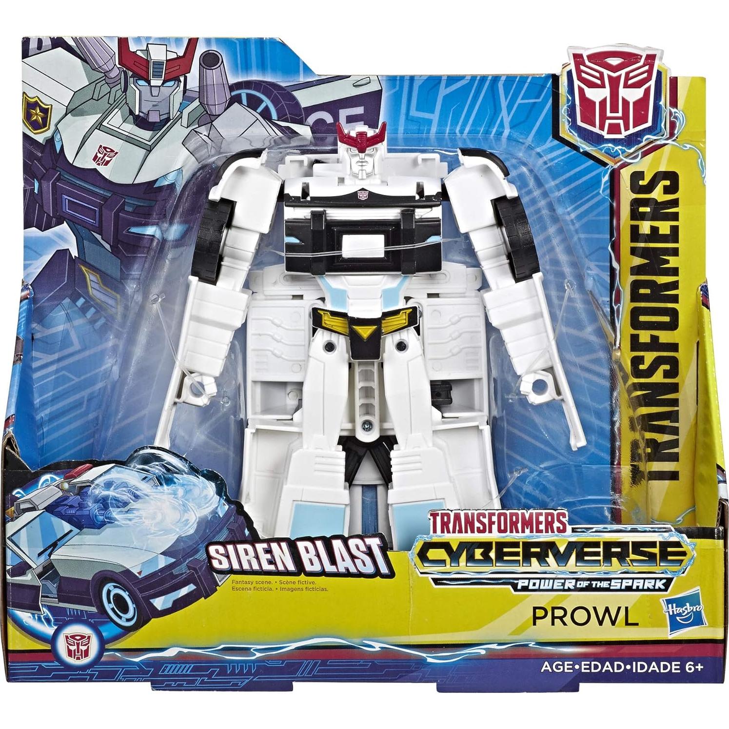 Figura de acción Prowl Transformers Cyberverse 19 cm 2 en 1