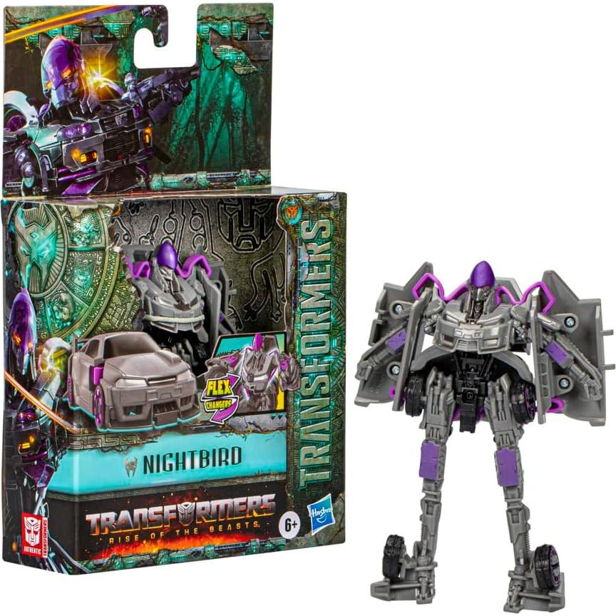 Figura Transformers Nightbird Flex Changers 15cm Hasbro