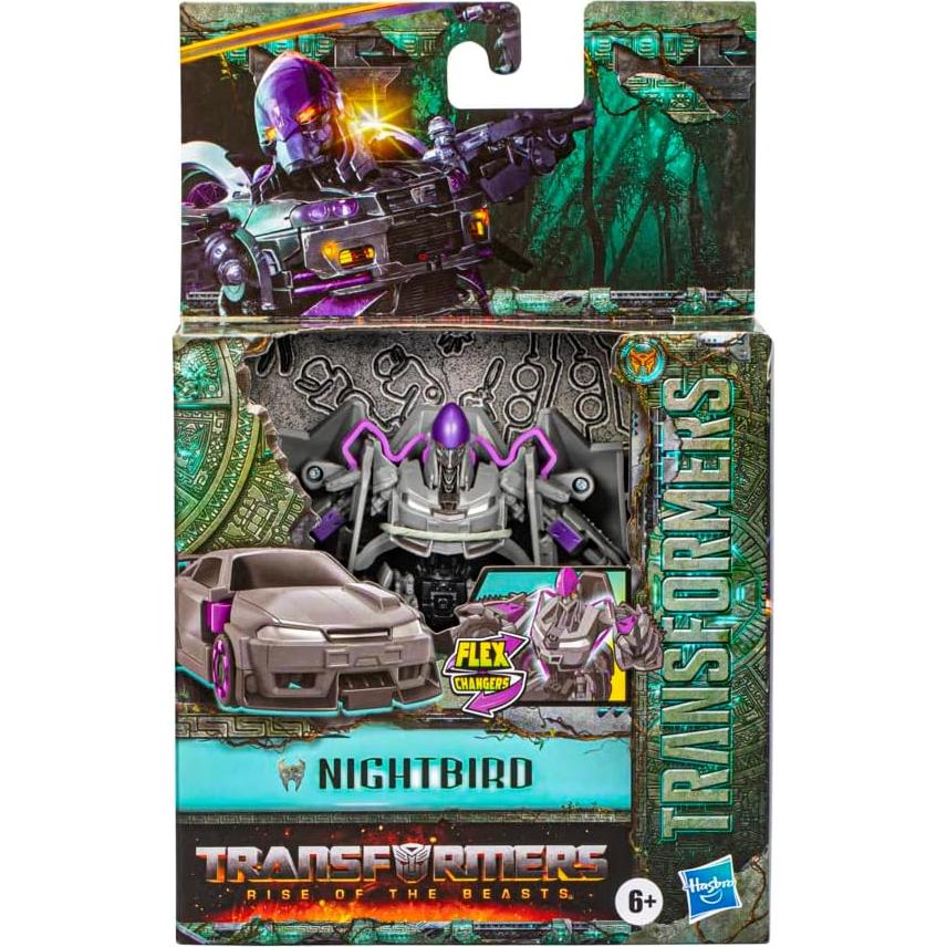 Figura Transformers Nightbird Flex Changers 15cm Hasbro