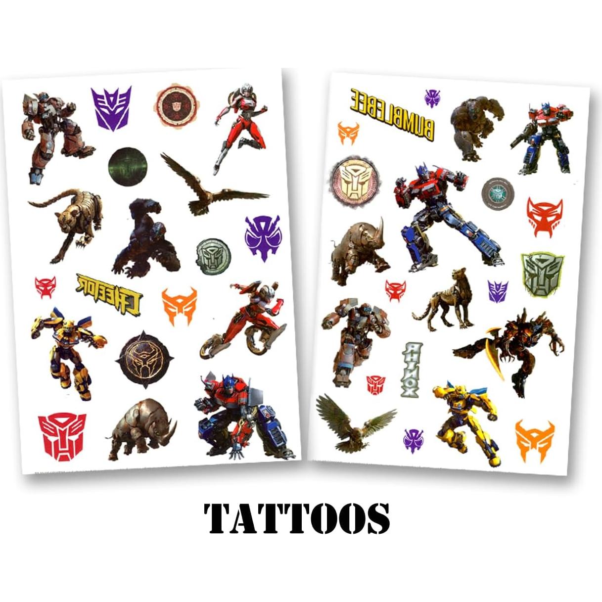 Conjunto de Colorear Transformers Bendon - Libro y Pegatinas 3D