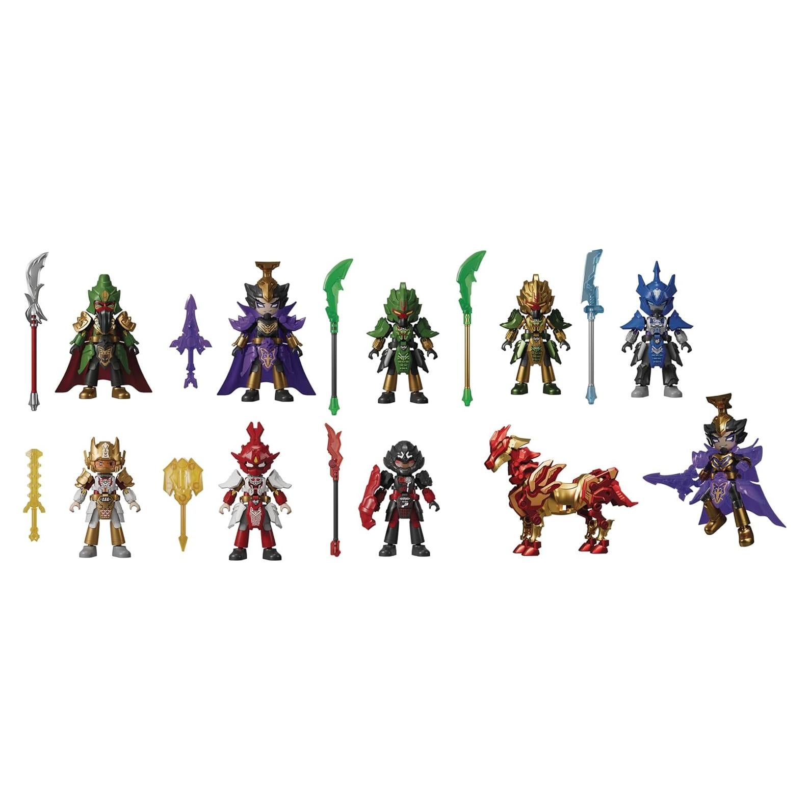 Figuras de Acción Blokees Rise of the Dragon 9 Piezas 7.5 cm