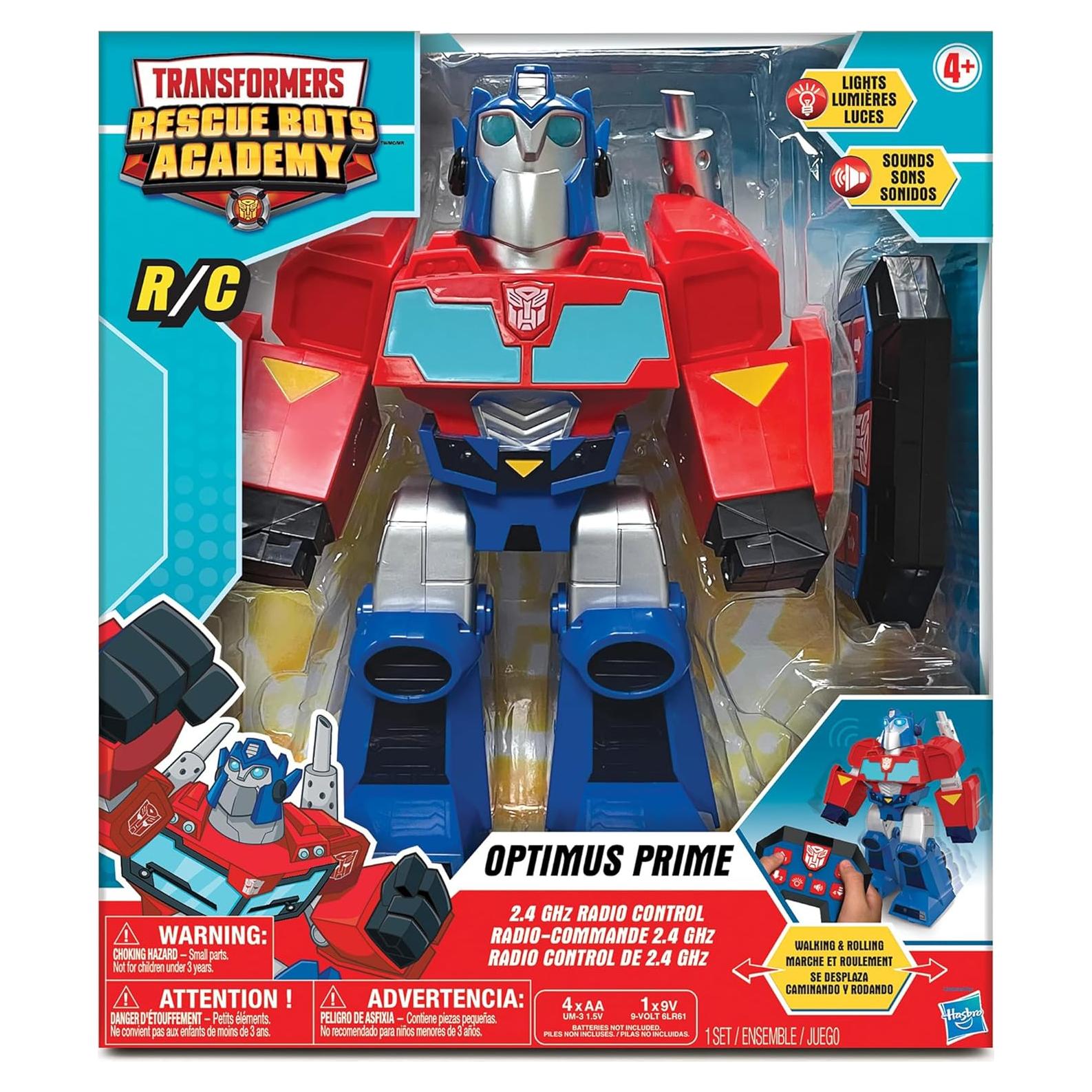 Robot Transformador Optimus Prime RC Jam'n 30.48 cm Luces y Sonidos