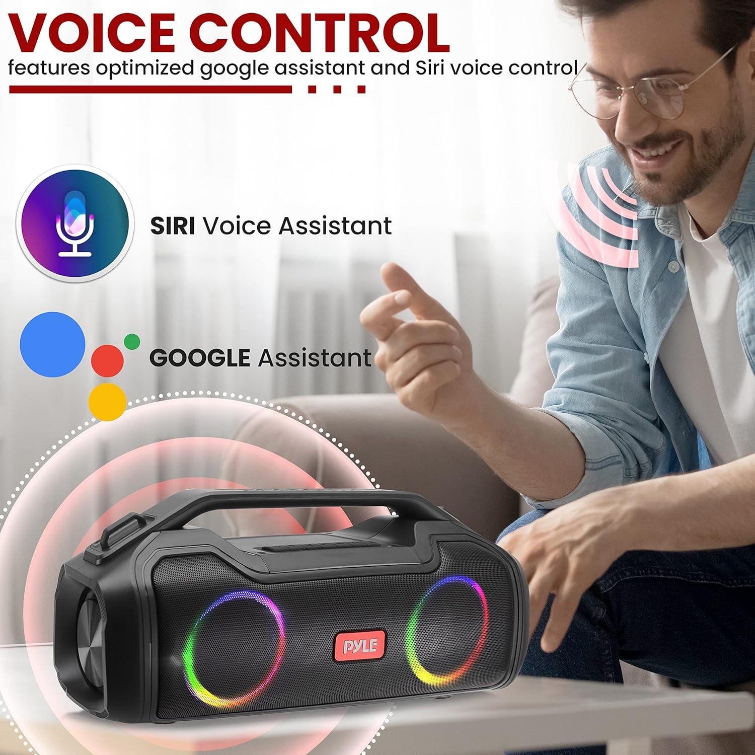 Altavoz Bluetooth Pyle USA Portátil 40W Impermeable IPX5