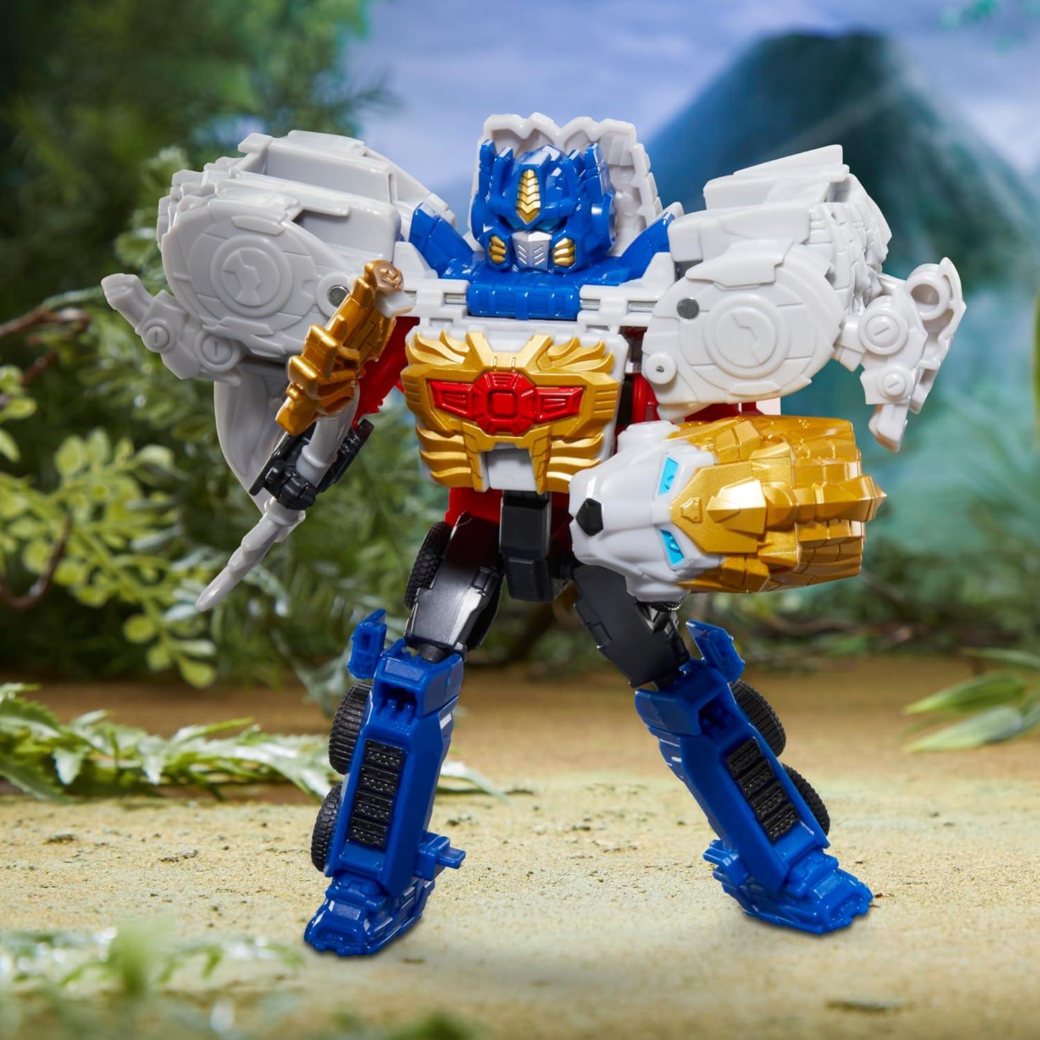Transformers Alianza Bestia Optimus Prime y Lionblade 2-Pack