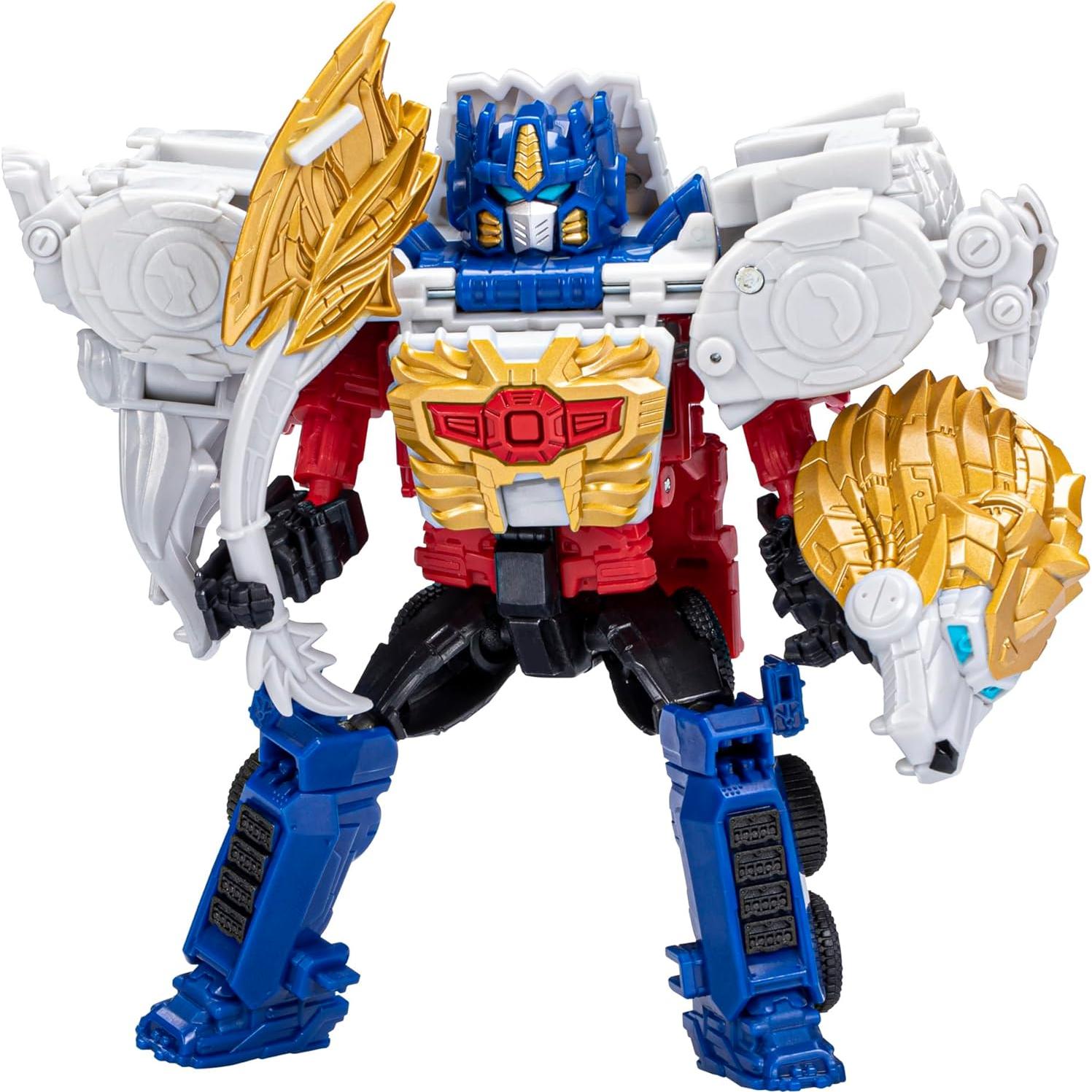 Transformers Alianza Bestia Optimus Prime y Lionblade 2-Pack