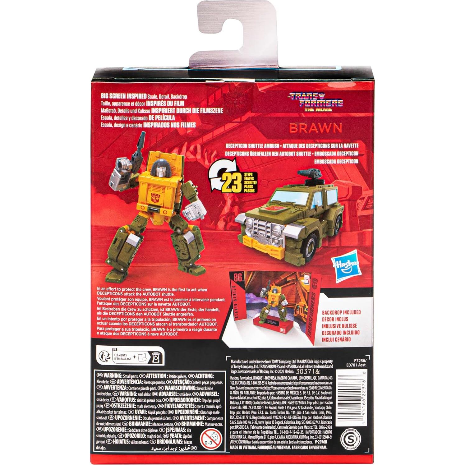 Figura de Acción Transformers Brawn 11.43 cm Hasbro Deluxe