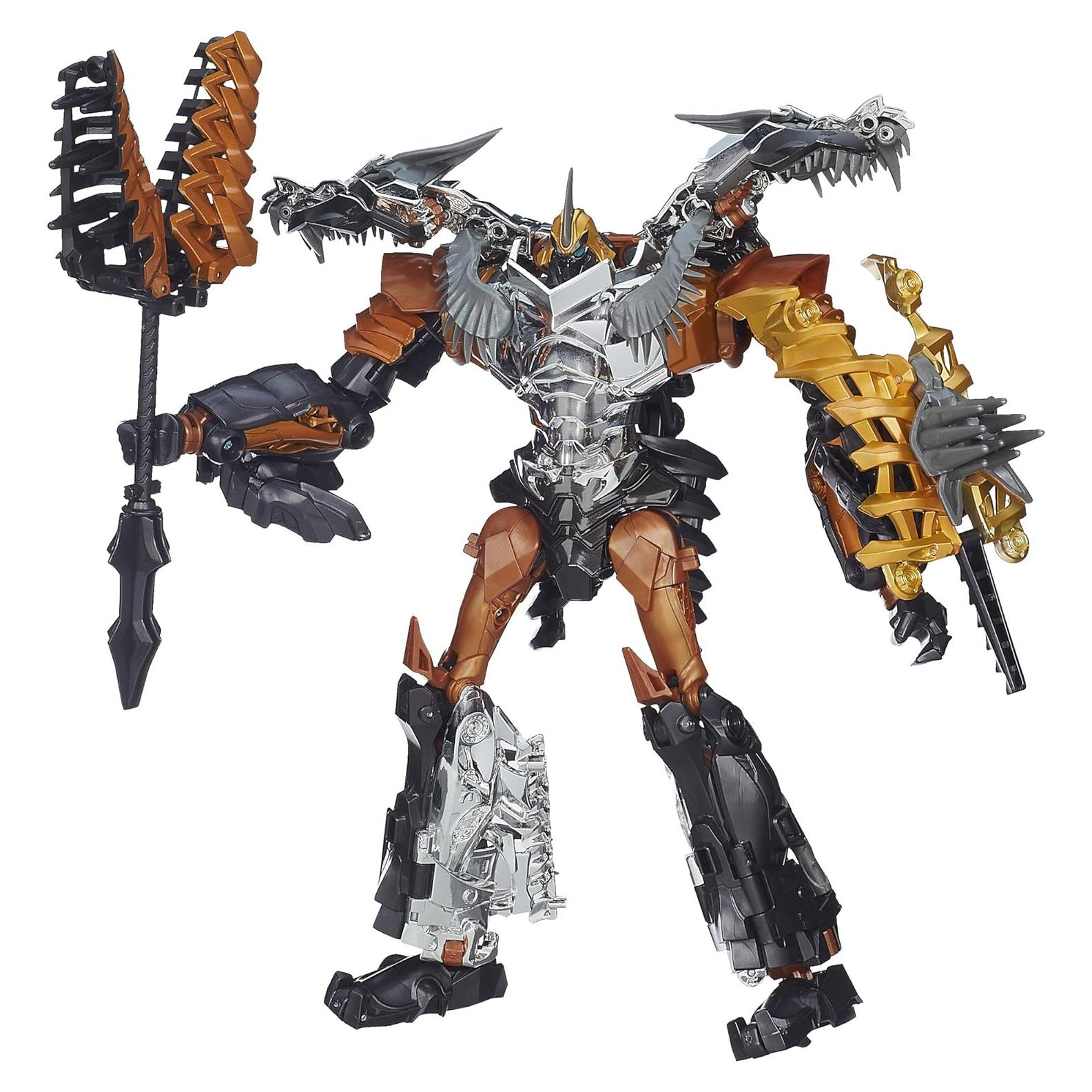 Figura Transformers Grimlock Clase Líder 2-en-1 T-Rex 0.45 kg