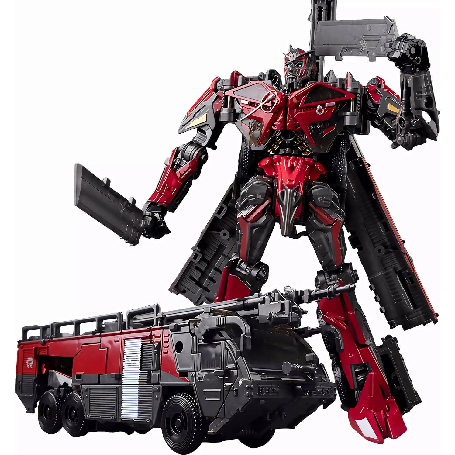 Juguete Robot de Deformación WAIKYTOY Camión Bomberos 18 cm