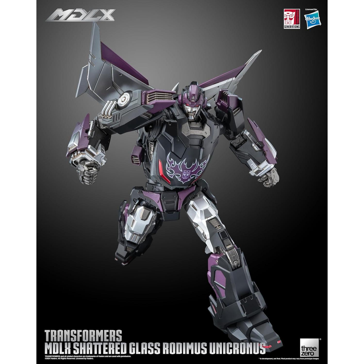 Figura de Acción MDLX Cristales Rotos Rodimus Unicronus 18cm Threezero