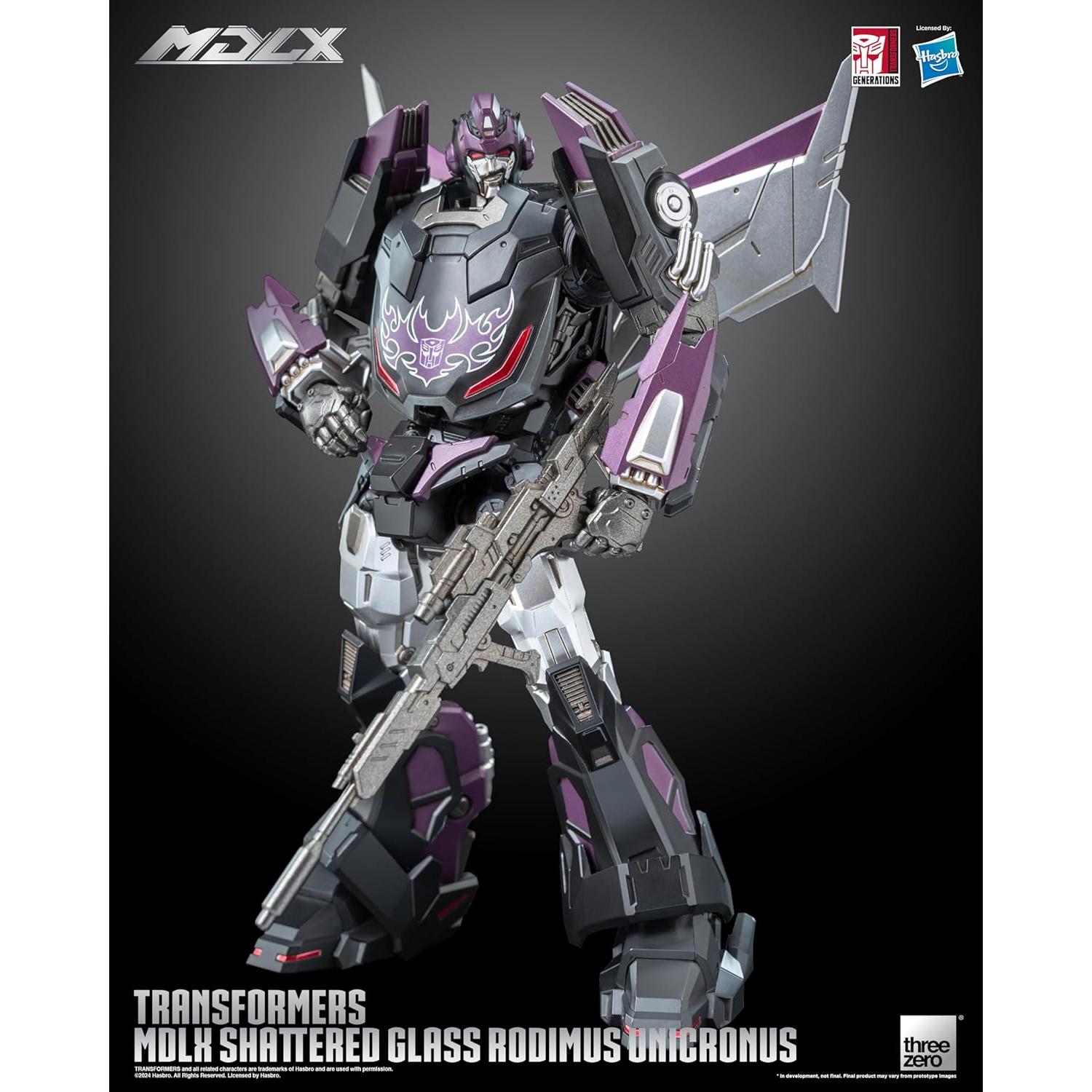 Figura de Acción MDLX Cristales Rotos Rodimus Unicronus 18cm Threezero